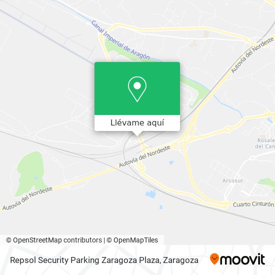 Mapa Repsol Security Parking Zaragoza Plaza