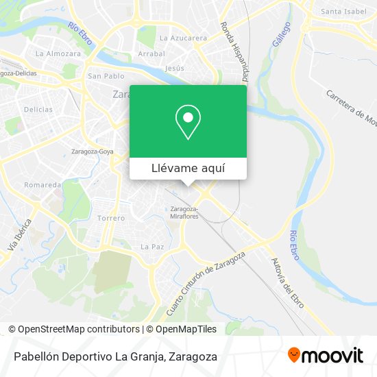Mapa Pabellón Deportivo La Granja