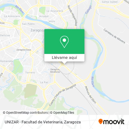 Mapa UNIZAR - Facultad de Veterinaria