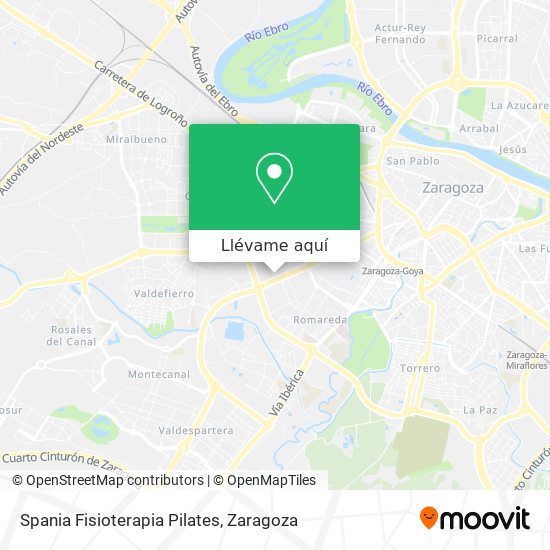 Mapa Spania Fisioterapia Pilates
