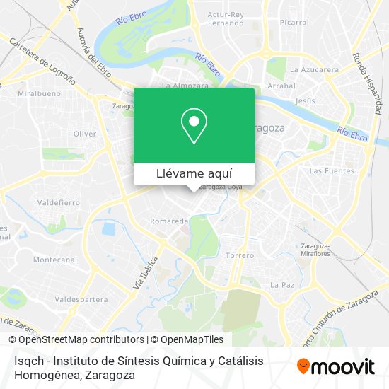 Mapa Isqch - Instituto de Síntesis Química y Catálisis Homogénea