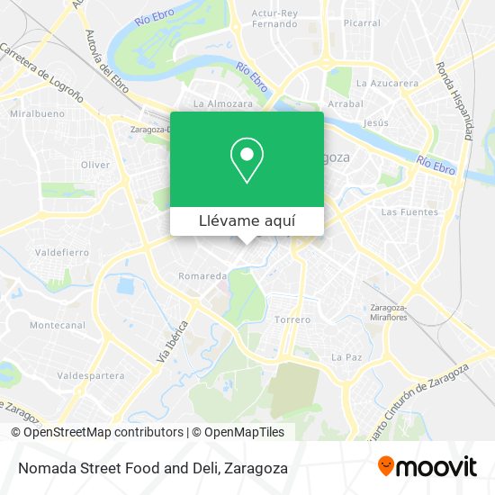Mapa Nomada Street Food and Deli