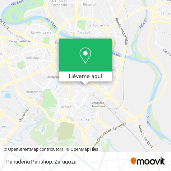 Mapa Panadería Parishop
