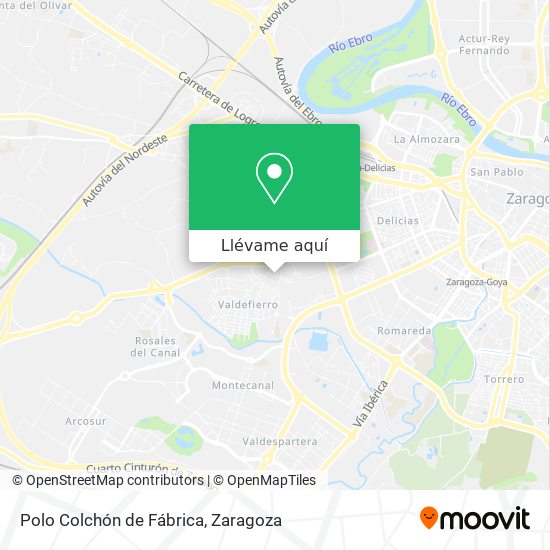 Mapa Polo Colchón de Fábrica