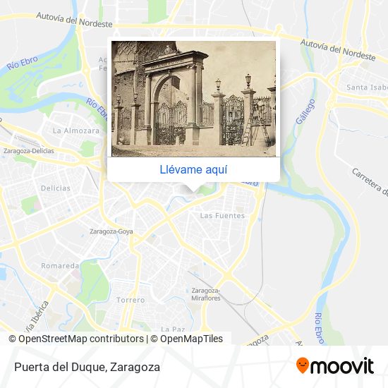 Mapa Puerta del Duque