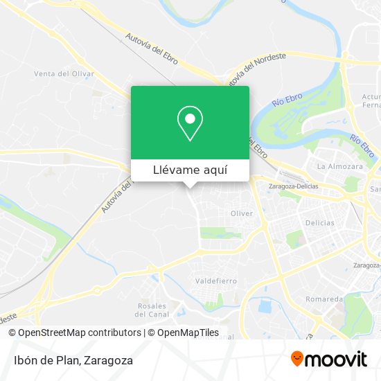 Mapa Ibón de Plan