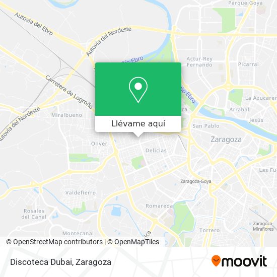 Mapa Discoteca Dubai