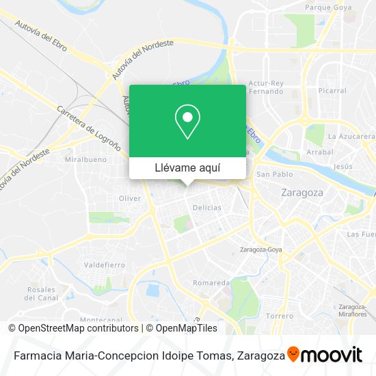 Mapa Farmacia Maria-Concepcion Idoipe Tomas