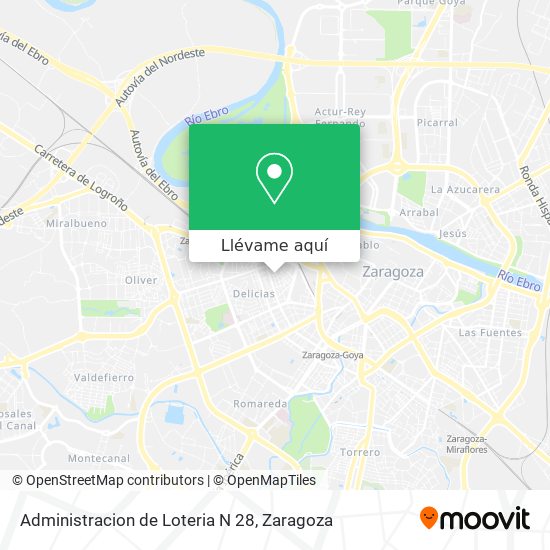 Mapa Administracion de Loteria N 28