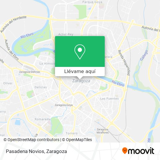 Mapa Pasadena Novios