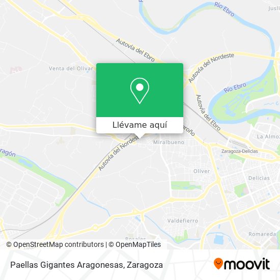 Mapa Paellas Gigantes Aragonesas