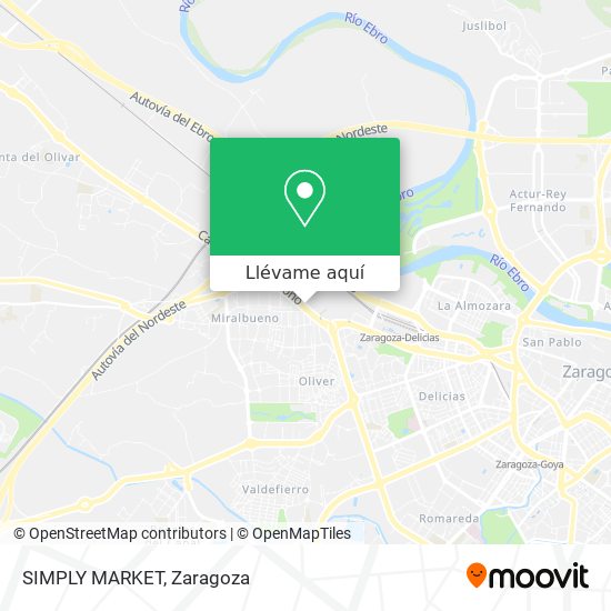 Mapa SIMPLY MARKET