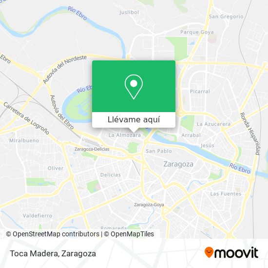Mapa Toca Madera