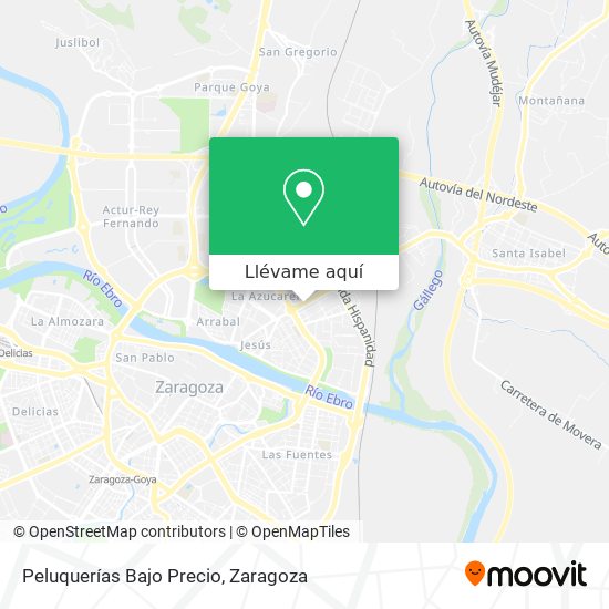 Mapa Peluquerías Bajo Precio