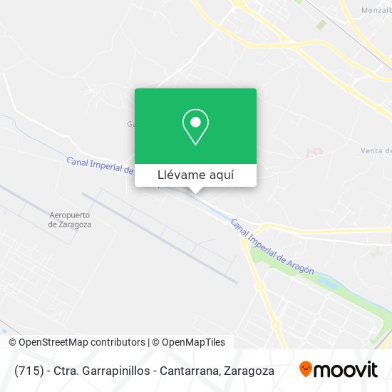 Mapa (715) - Ctra. Garrapinillos - Cantarrana