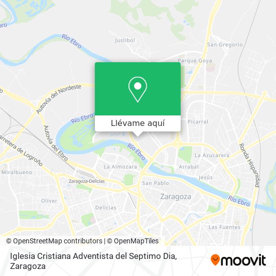 Mapa Iglesia Cristiana Adventista del Septimo Dia