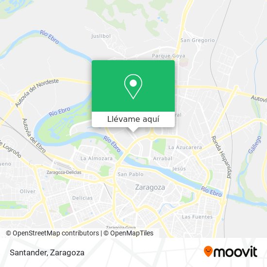 Mapa Santander