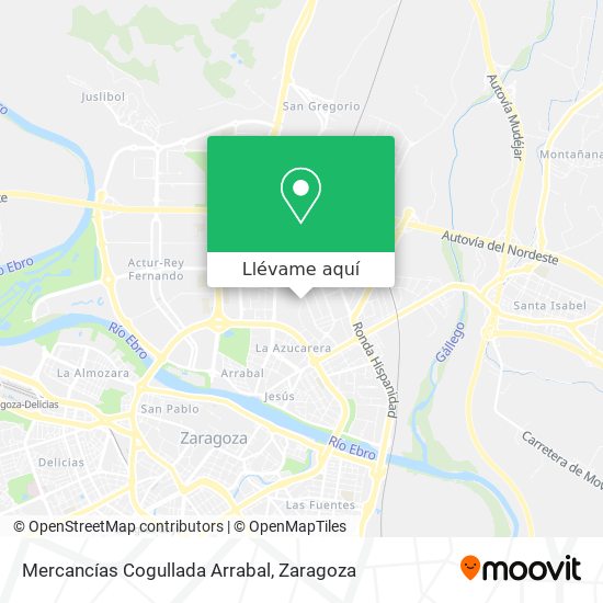Mapa Mercancías Cogullada Arrabal