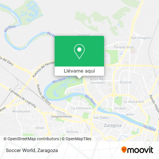 Mapa Soccer World