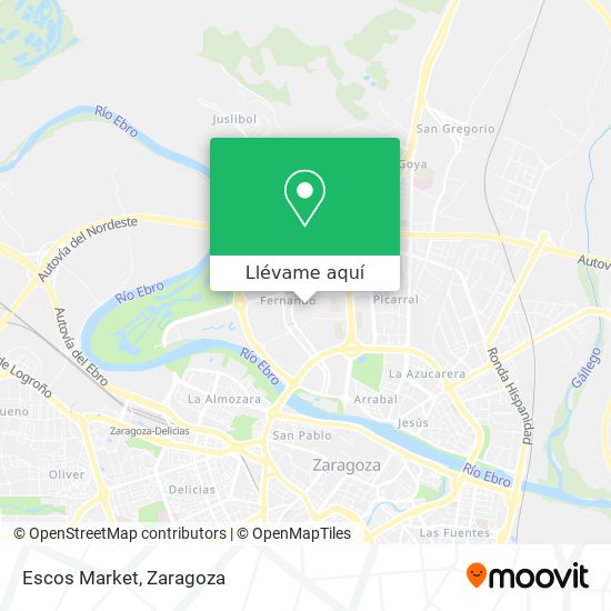 Mapa Escos Market