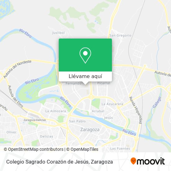 Mapa Colegio Sagrado Corazón de Jesús