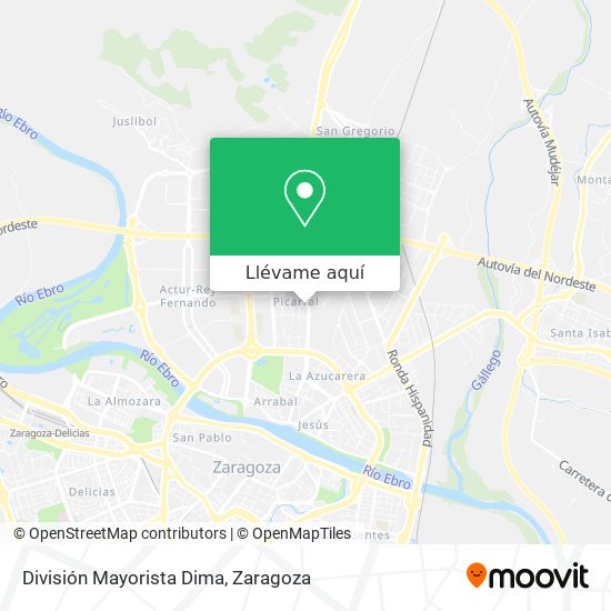 Mapa División Mayorista Dima