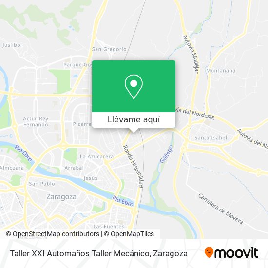 Mapa Taller XXI Automaños Taller Mecánico