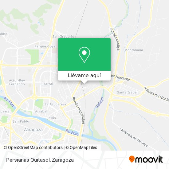Mapa Persianas Quitasol