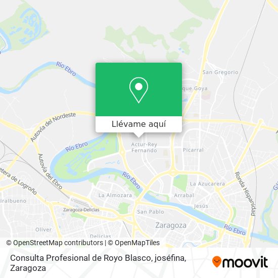 Mapa Consulta Profesional de Royo Blasco, joséfina