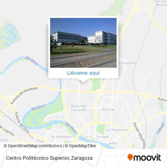 Mapa Centro Politécnico Superior