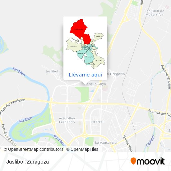 Mapa Juslibol