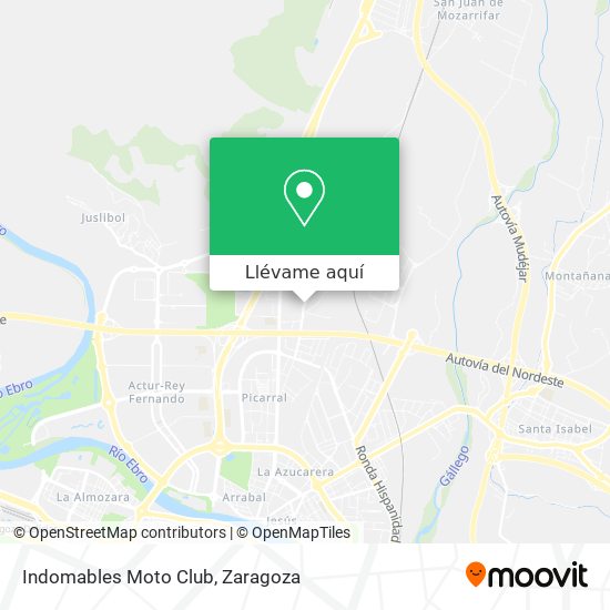 Mapa Indomables Moto Club