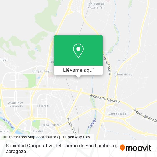 Mapa Sociedad Cooperativa del Campo de San Lamberto