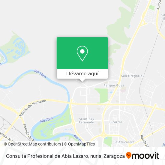 Mapa Consulta Profesional de Abia Lazaro, nuria