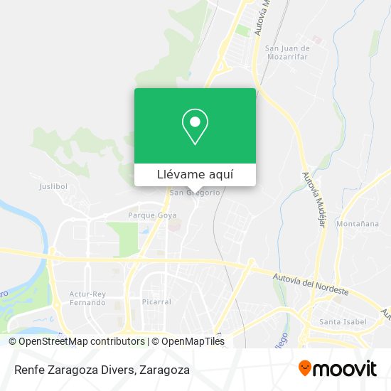 Mapa Renfe Zaragoza Divers