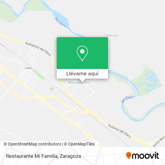 Mapa Restaurante Mi Familia