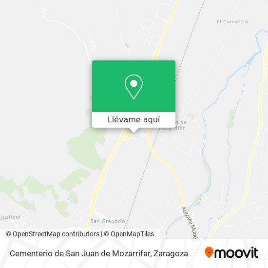 Mapa Cementerio de San Juan de Mozarrifar