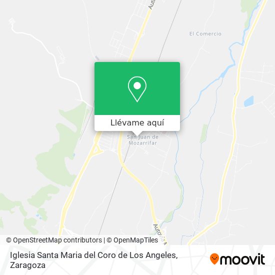 Mapa Iglesia Santa Maria del Coro de Los Angeles