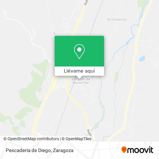 Mapa Pescadería de Diego
