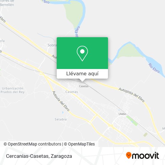 Mapa Cercanías-Casetas