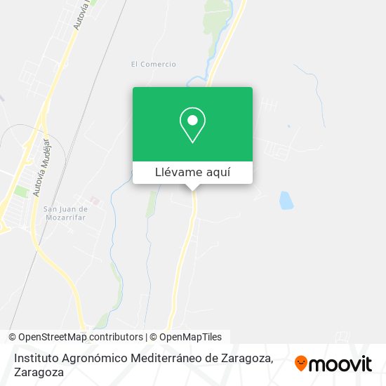 Mapa Instituto Agronómico Mediterráneo de Zaragoza