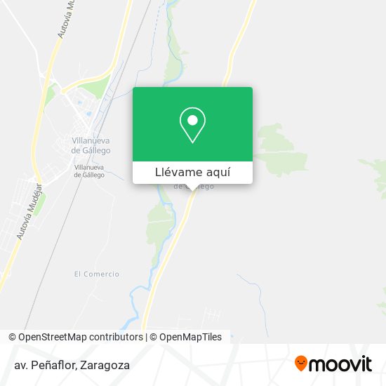 Mapa av. Peñaflor