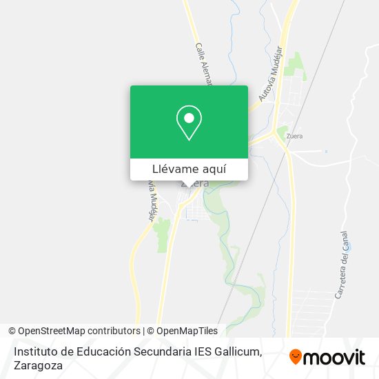 Mapa Instituto de Educación Secundaria IES Gallicum