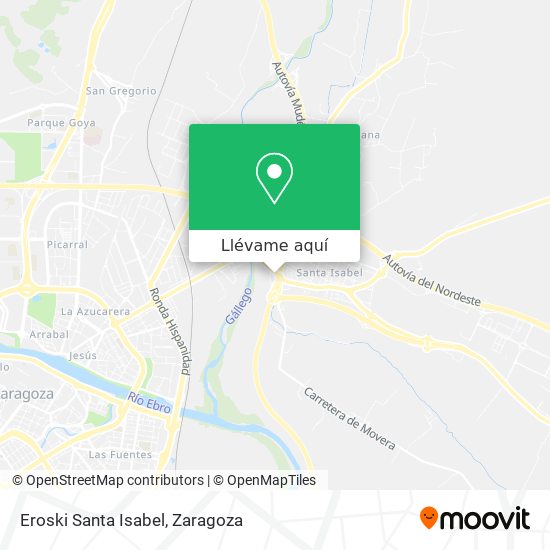 Mapa Eroski Santa Isabel
