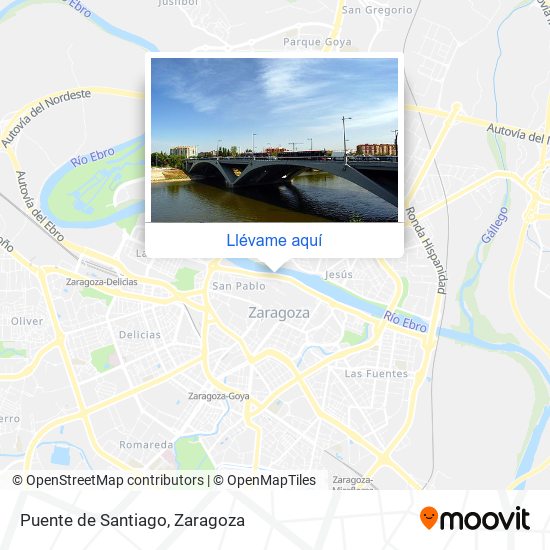 Mapa Puente de Santiago