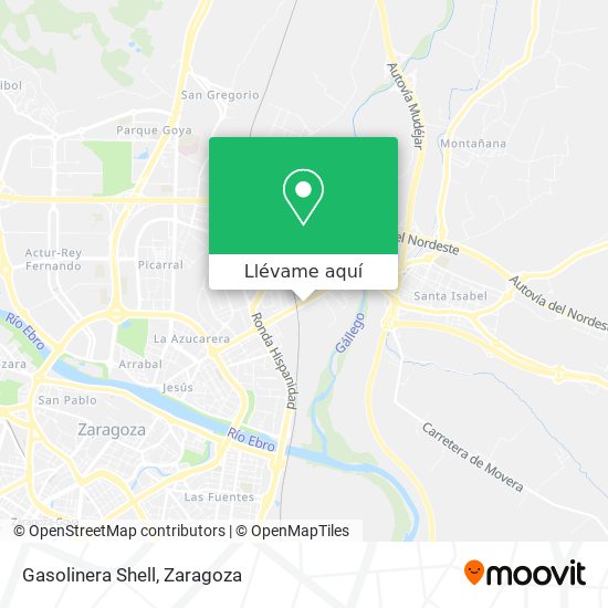 Mapa Gasolinera Shell