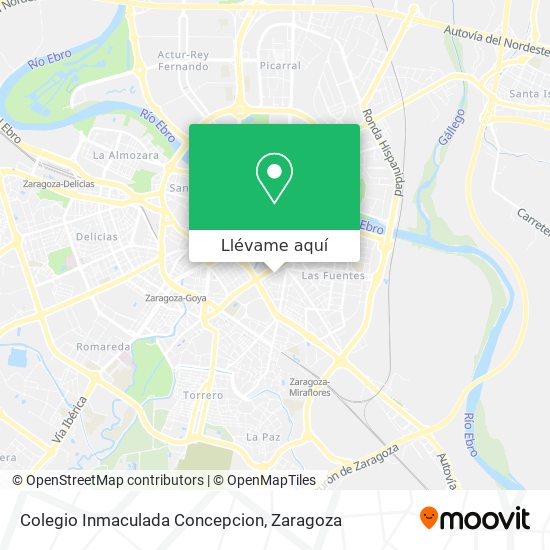 Mapa Colegio Inmaculada Concepcion
