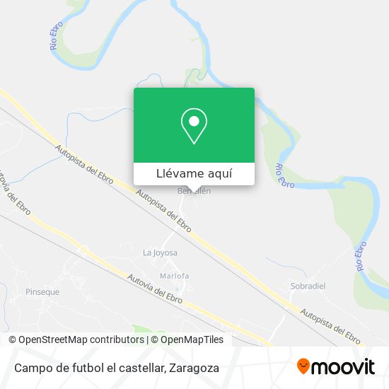 Mapa Campo de futbol el castellar