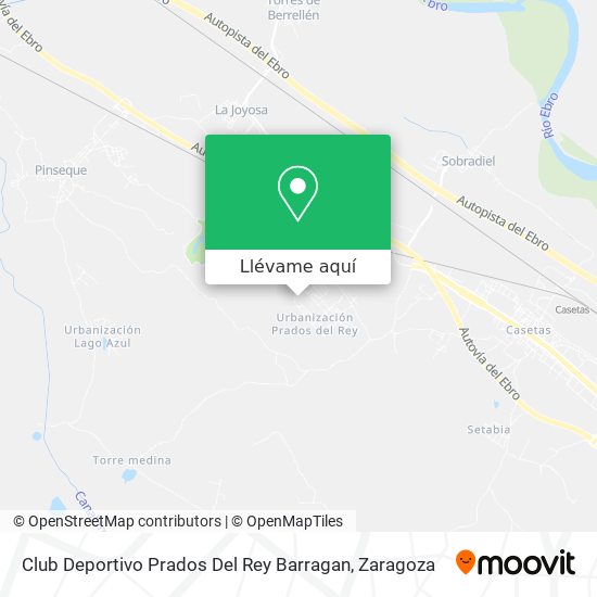 Mapa Club Deportivo Prados Del Rey Barragan