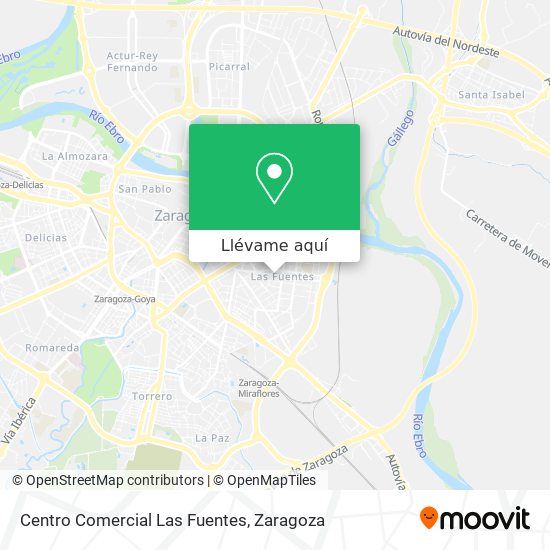 Mapa Centro Comercial Las Fuentes